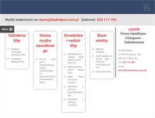Tablet Screenshot of bhpkrakow.com.pl